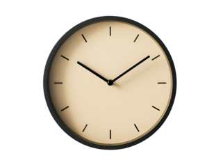 wall clock isolated on Transparent png background