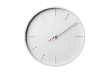 wall clock isolated on Transparent png background