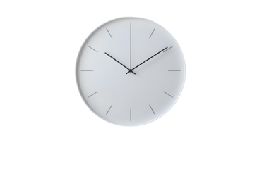 wall clock isolated on Transparent png background
