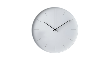 wall clock isolated on Transparent png background