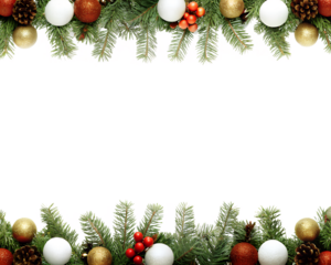 PNG Christmas line horizontal border backgrounds plant tree.