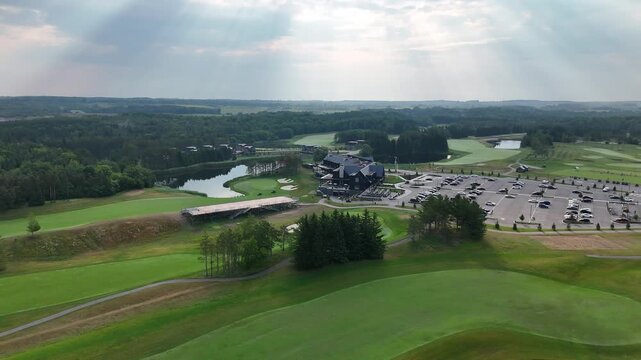 Serene golf course view at TPC Toronto in Caledon, Canada, peaceful scene