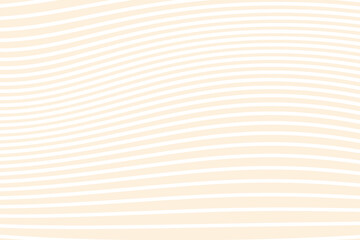 Obraz premium Minimal Wavy Line Pattern: Abstract White Curves on Beige Background