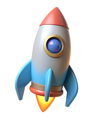 cartoon rocket icon png