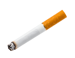 cigarette on white background