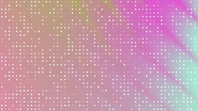 Abstracts Twirls Blink Dot Dynamic pink gradient background with dot matrix pattern and subtle light rays creating a modern design