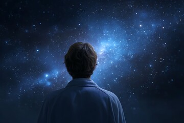 Obraz premium Peaceful Stargazing in the Wilderness