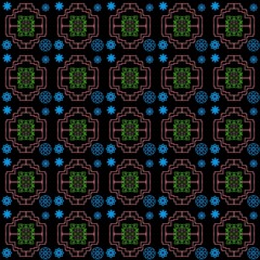 Ethnic Cross-Stitch Pattern