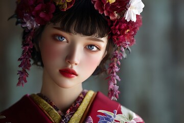 Japanese woman in kimono