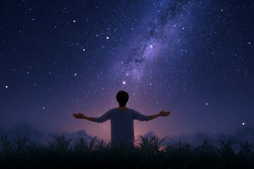 Peaceful Stargazing in the Wilderness