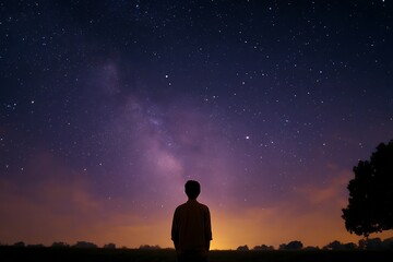 Peaceful Stargazing in the Wilderness