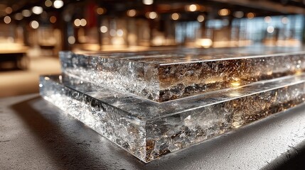 Transparent acrylic panels used in modern construction for skylights, safety barriers, balcony railings, canopies, and architectural design solutions using durable clear materials.