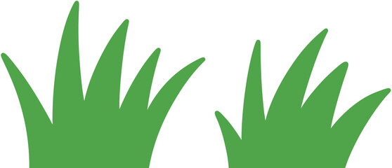 Cute Hand-Drawn Grass Sticker