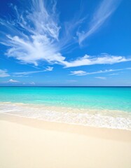 Obraz premium Tropical beach scene (8)