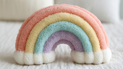 Buy soft rainbow pillow plush cute colorful rainbow decor kids room decor nursery decor rainbow cushion gift idea