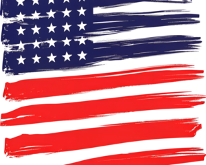American Flag Print embroidery graphic design vector art