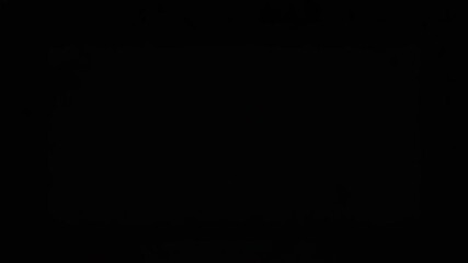 Glowing AI text on dark background. Illuminated letters create futuristic concept ideal for technology presentations.  AI lettering shines brightly against black backdrop.