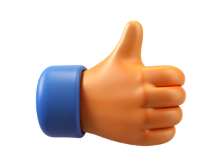 thumb up 3d icon