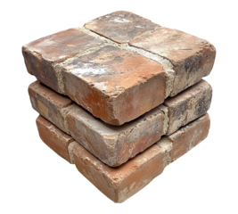 Bricks isolated on transparent background