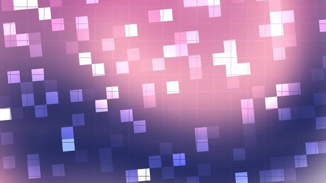 Berry Navy Dynamic backdrop featuring gradient squares with shifting colors offers a modern techy vibe for digital projects