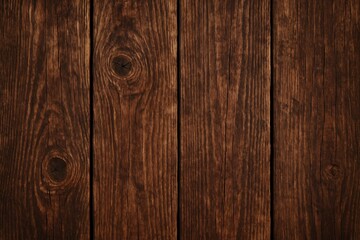 Naklejka premium Weathered Barn Wood Texture Background with Rich Brown Tones and Natural Grain Patterns for Rustic Design