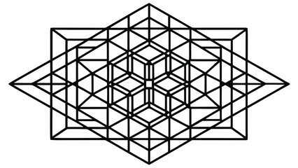 Seamless geometric pattern. vector abstract classical background in black and white color
