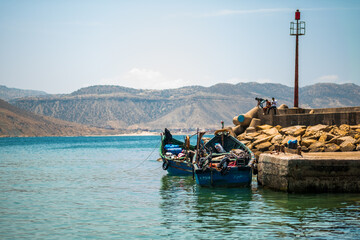 Fishing boat on the sea