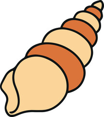 shell icon vector