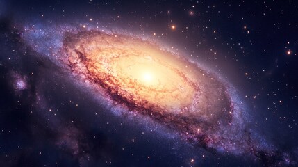 Fototapeta premium Spiral Galaxy in Deep Space (2)