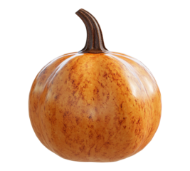 Butternut squash isolated on transparent background