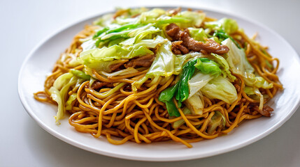 できたて熱々の具だくさん焼きそば