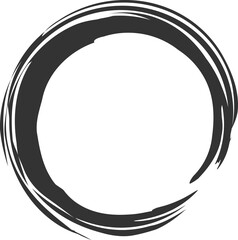 원 프레임 붓터치 효과