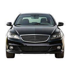 car isolated on transparent white background, clipping path