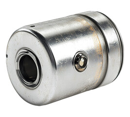 Capacitor tube socket isolated on transparent background