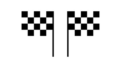 Racing cars and race car stripe, checkered flag, finish line, racing stripe speed, race car dynamic line, decal patterns, motorsport, racing stripes, black and white. Vector illustration