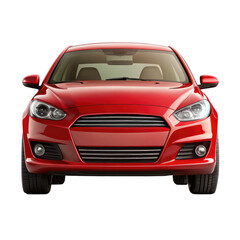 car isolated on transparent white background, clipping path