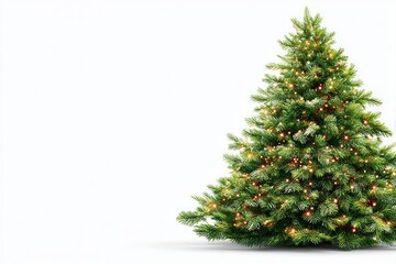 Christmas tree with lights
