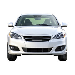 car isolated on transparent white background, clipping path