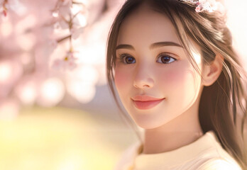 Fototapeta premium 女性