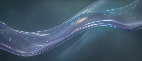 Abstract flowing ribbon (1)