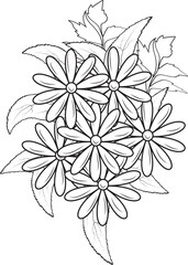 page ,color pages ,bouquet of flowers,illustration of a flower,flower, vector, floral, pattern, nature, illustration, vintage, flowers, plant, drawing, leaf, decoration, design, art, summer, sketch, 