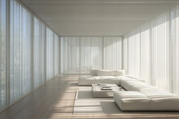 Minimalist Interior with Light