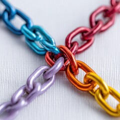 Colorful Chain Links