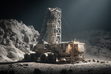 mining on asteroid