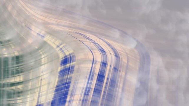 Navy Soft Peach Abstract motion background with flowing lines and shapes creating a dynamic, modern visual experience