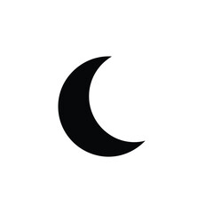 Crescent Moon Symbolism A Nighttime Celestial Shape Representing Lunar Phases And The Beauty Of Darkness and Peaceful Night Skies