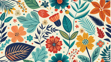 Pattern watercolor vector art painting illustration flower pattern textile ornamental ornate
