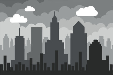 new york city on white background