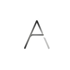 letter, triangle, alphabet, sign, 3d, object, 