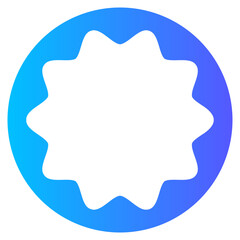 quality gradient icon